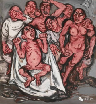 
曾梵志《肉系列之三：献血过量》 180×167cm  布面油画  1992

估价待询

