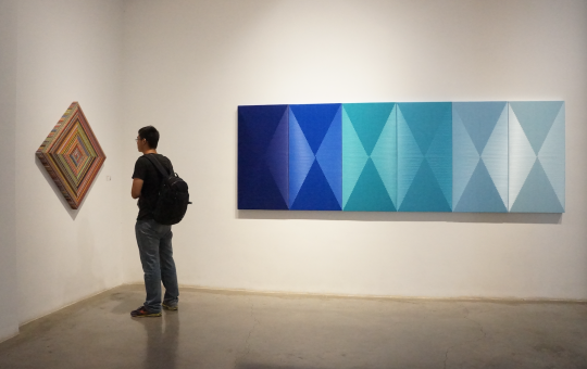 戴丹丹个展:有线自由展览现场
戴丹丹个展:有线自由展览现场