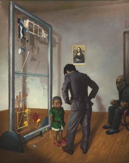王兴伟 《可怜的汉密尔顿》 180×180cm 布面油画 1996 王兴伟 《可怜的汉密尔顿》 180×180cm 布面油画 1996