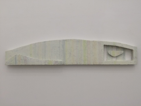 闫博《无题》 122×30cm 综合媒介 2013 闫博《无题》 122×30cm 综合媒介 2013