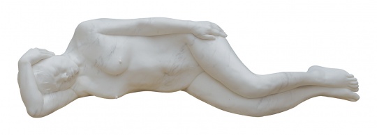 《雕塑》 5×140×43cm 汉白玉 2015
