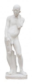 《雕塑》171×54×43cm 汉白玉 2015
