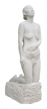 《雕塑》147×43×62cm 汉白玉 2015
