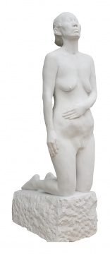 《雕塑》147×43×62cm 汉白玉 2015
《雕塑》147×43×62cm 汉白玉 2015