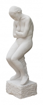​《雕塑》 146×40×46cm 汉白玉 2016