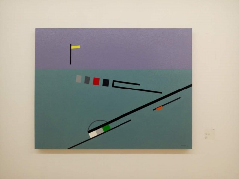 《时空·交集》 130×100cm 布面油画 2014年
《时空·交集》 130×100cm 布面油画 2014年