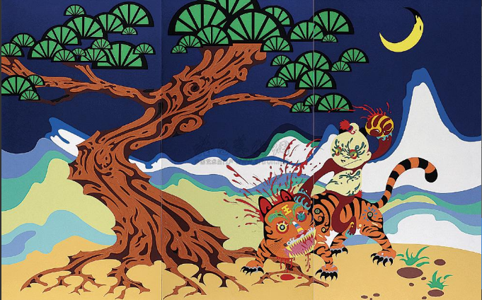 高瑀《打虎》,2008年北京瀚海春拍中以112万元成交,刷新艺术家的个人拍卖纪录
高瑀《打虎》,2008年北京瀚海春拍中以112万元成交,刷新艺术家的个人拍卖纪录