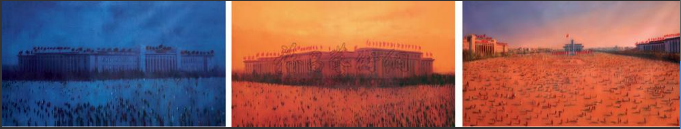 尹朝阳《天安门广场组画》,2010年中国嘉德秋拍中以1097.6万元成交,刷新艺术家的个人拍卖纪录
尹朝阳《天安门广场组画》,2010年中国嘉德秋拍中以1097.6万元成交,刷新艺术家的个人拍卖纪录