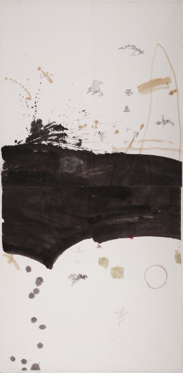 蒋奇谷 《梅兰竹松图》 100×200cm 纸本水墨 2007
蒋奇谷 《梅兰竹松图》 100×200cm 纸本水墨 2007