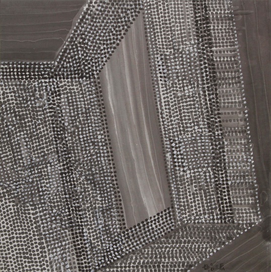 王劼音 《作品1号》 68×68.5cm 纸本水墨 2009
王劼音 《作品1号》 68×68.5cm 纸本水墨 2009