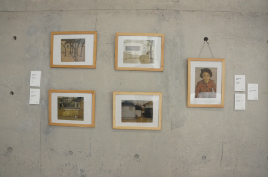展览以1973年的北风乡村风景写生及人物开始
展览以1973年的北风乡村风景写生及人物开始