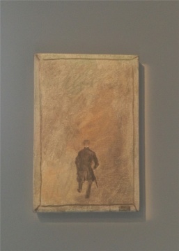 《漫步》 30.5×20.5cm 布面油画 2015
《漫步》 30.5×20.5cm 布面油画 2015
