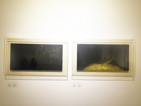 左、右:金玄植 《无题》 36×71×3cm 综合材料
左、右:金玄植 《无题》 36×71×3cm 综合材料