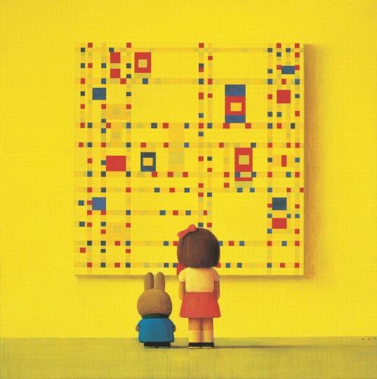 《百老汇往事》 210×210cm 布面丙烯 2005-2006
《百老汇往事》 210×210cm 布面丙烯 2005-2006