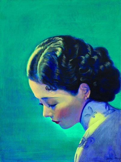 《阮玲玉3》 60×45cm 布面丙烯 2002
《阮玲玉3》 60×45cm 布面丙烯 2002