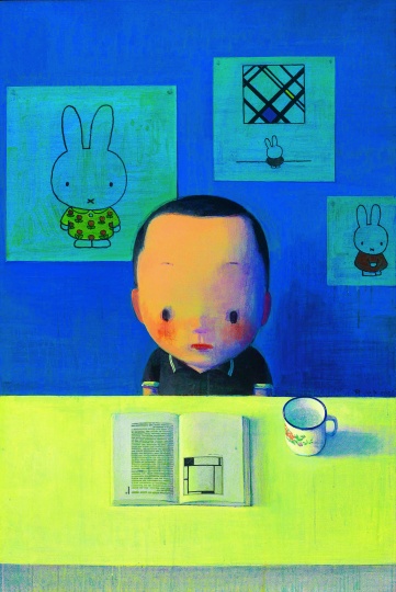 刘野 《蒙德里安、迪克· 布鲁纳和我》 2003
刘野 《蒙德里安、迪克· 布鲁纳和我》 2003