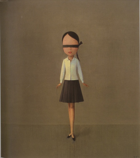 刘野 《黑白灰的构图》 160×140cm 布面油画 2006
刘野 《黑白灰的构图》 160×140cm 布面油画 2006