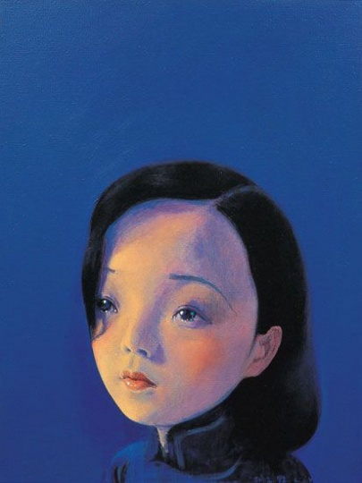 《阮玲玉之二》60x45cm 布面丙烯 2002
