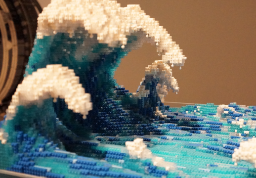 张哲溢《皮浪》 50×45×27cm LOZ颗粒 2015
张哲溢《皮浪》 50×45×27cm LOZ颗粒 2015
