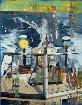 张钊瀛 《不曾有过的快感》 80×100cm 布面油彩 2016
张钊瀛 《不曾有过的快感》 80×100cm 布面油彩 2016