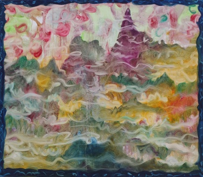 《鸡足神山》150x170cm 布面油画  2016
