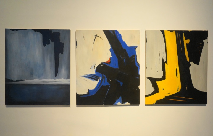 意大利艺术家 弗朗哥·维奥拉《风景系列》作品 布面油画 130×110cm 意大利艺术家 弗朗哥·维奥拉《风景系列》作品 布面油画 130×110cm