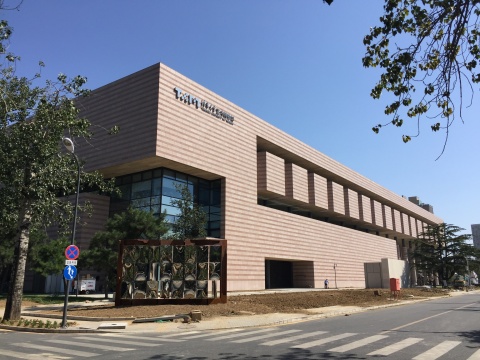 清华大学艺术博物馆建筑外观
清华大学艺术博物馆建筑外观