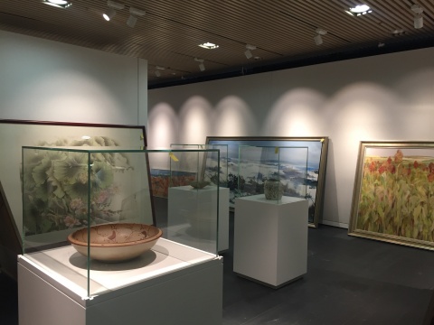 “清华美院作品展”现场
“清华美院作品展”现场