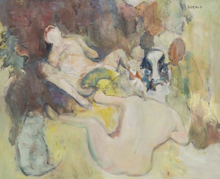 吴维佳《春》 110x90cm 布面油画 2013
吴维佳《春》 110x90cm 布面油画 2013