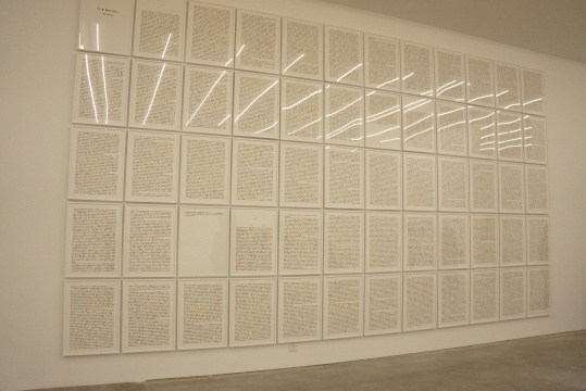 《变形记》书、喷绘版画 19×12cm,130p 2011,88×120cm×4 2016
《变形记》书、喷绘版画 19×12cm,130p 2011,88×120cm×4 2016