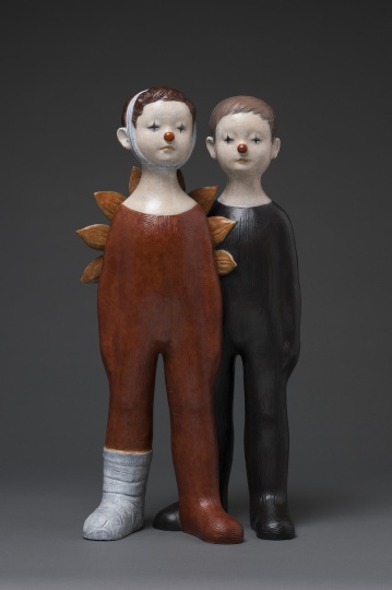 《阳光灿烂的日子》 45×30×70cm 青铜化学着色 2016
《阳光灿烂的日子》 45×30×70cm 青铜化学着色 2016