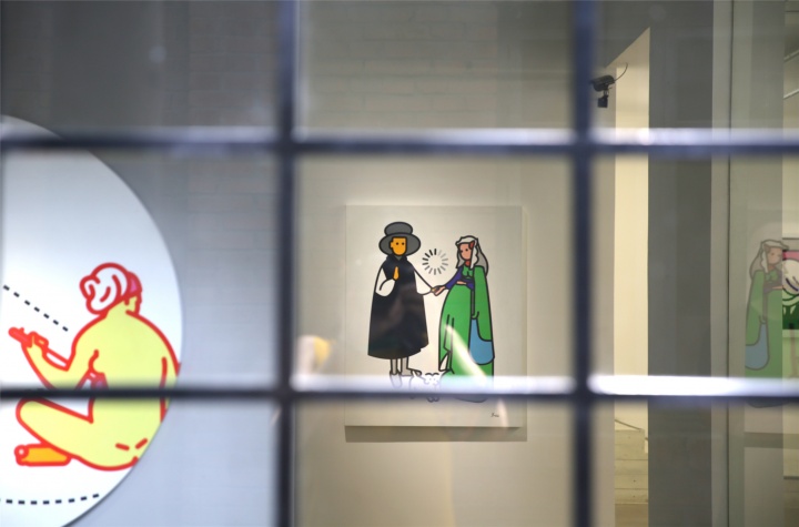 “张心一:icon”Tong Gallery + projects画廊展览现场
“张心一:icon”Tong Gallery + projects画廊展览现场