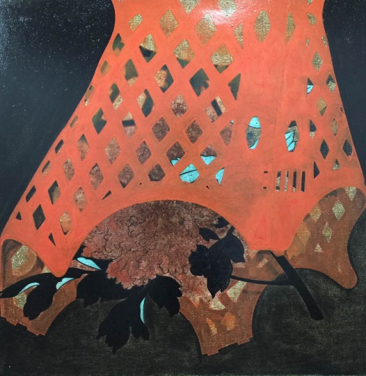 郝建涛 《生长No.12》 100×100cm 布面综合材料 2016
郝建涛 《生长No.12》 100×100cm 布面综合材料 2016