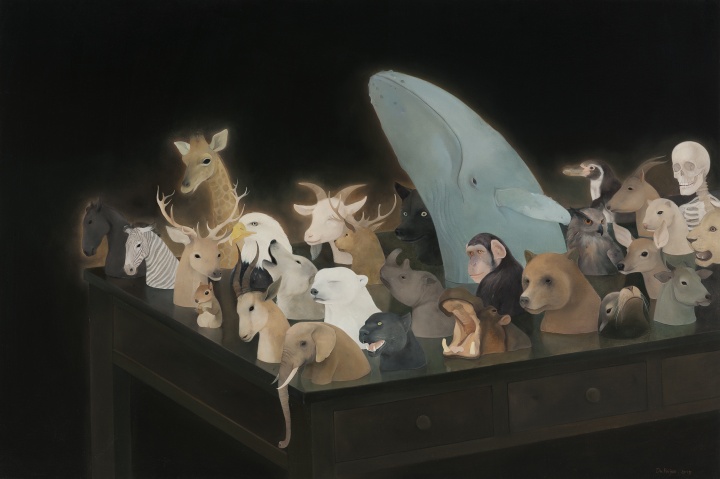 杜沛骏 《乌托邦No.1》 100×150cm 布面油画 2015
杜沛骏 《乌托邦No.1》 100×150cm 布面油画 2015