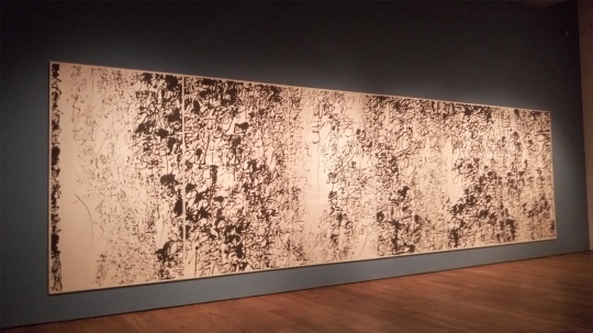 《千字文》 286×170cm×6 宣纸水墨 2014
《千字文》 286×170cm×6 宣纸水墨 2014
