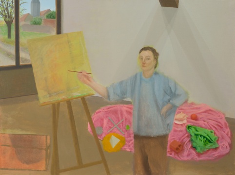 《天气不错 Il》 61x81cm 布面油画 2015
《天气不错 Il》 61x81cm 布面油画 2015