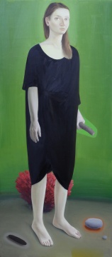 《奥尔加2.0》160x70cm 木板油画 2016
《奥尔加2.0》160x70cm 木板油画 2016