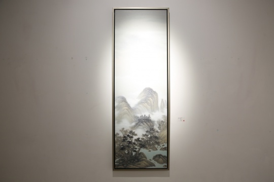 《仙缘图》70×215cm 布面丙烯 2011-1016
《仙缘图》70×215cm 布面丙烯 2011-1016
