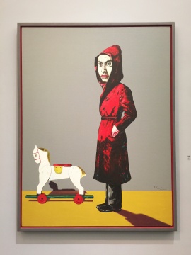 《肖像》 200 x 150 cm 布面油画 2004 © 曾梵志工作室
《肖像》 200 x 150 cm 布面油画 2004 © 曾梵志工作室