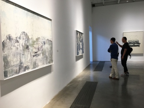 “涂曦绘画作品展”现场
“涂曦绘画作品展”现场