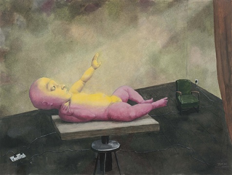 《光2号》61 cm x 46.5 cm 纸上油画 2016
《光2号》61 cm x 46.5 cm 纸上油画 2016
