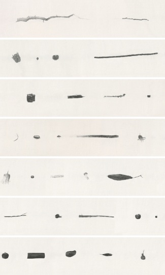 《哲学》 45×170cm 皮纸素描 2011-2016
《哲学》 45×170cm 皮纸素描 2011-2016