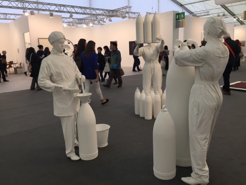 Frieze London, Clalerie Chatal Chrousel, Milek Ohanian, Girls og chilwell
