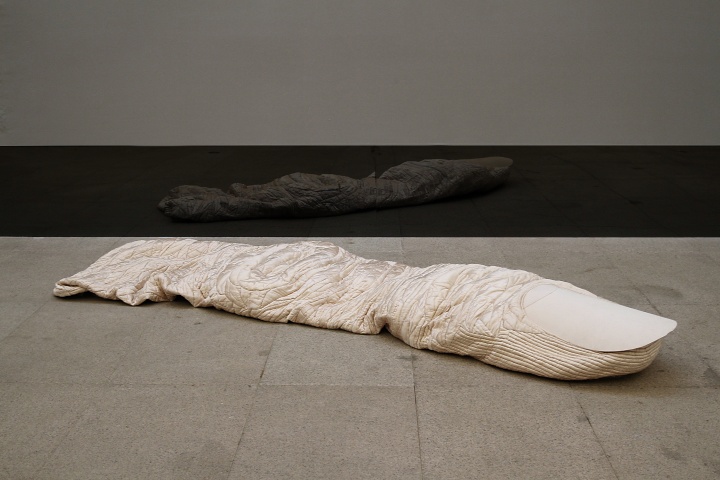 本次展览中展出的《手指》 360cm×85cm×85cm 真丝 2010
本次展览中展出的《手指》 360cm×85cm×85cm 真丝 2010