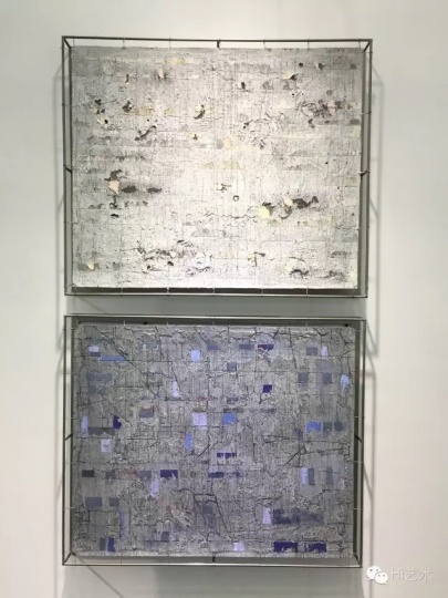 上:安立奎·布里克曼《清晰》,下:安立奎·布里克曼《蓝色片断》©桥舍画廊
上:安立奎·布里克曼《清晰》,下:安立奎·布里克曼《蓝色片断》©桥舍画廊