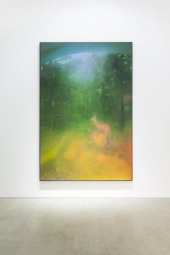 《Deer in the Forest》 300x200cm  布面油画  2016 
