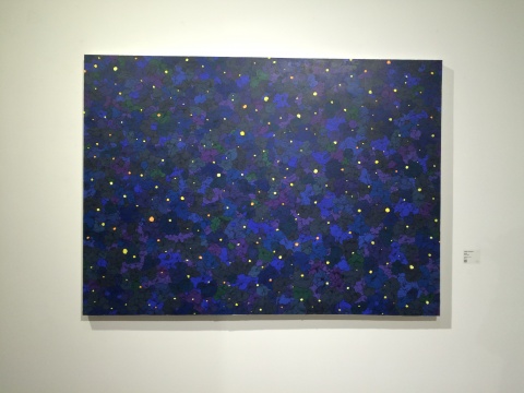 《昏点点》 130×180cm 布面丙烯 2016
《昏点点》 130×180cm 布面丙烯 2016