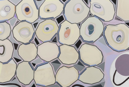 《灰黄桃》 200x300cm 布面丙烯 2016 《灰黄桃》 200x300cm 布面丙烯 2016