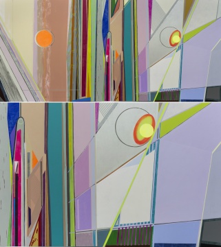 《机场》300x650cm 布面丙烯 2016
《机场》300x650cm 布面丙烯 2016