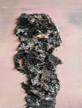 《石1》50×40cm 布面油画 2009-2015
